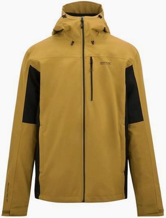 Regatta Mens Regatta Mens Birchdale II Waterproof Jacket - Wood Brown Black - Size: 38/Regular