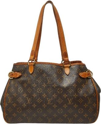 Louis Vuitton Brown Pvc Shoulder Bag Tote Bag (Pre-Owned)