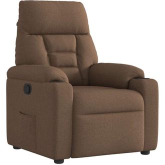 vidaXL Vidaxl - Sill&oacute;n Reclinable De Tela Marr&oacute;n