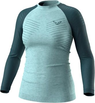Dynafit Tour Light Merino L/S Tee Merinounterw&auml;sche f&uuml;r Damen | blau/t&uuml;rkis