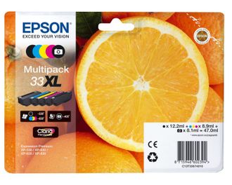 Epson Oranges C13t33574021 Cartucho De Tinta 1 Pieza(s) Original Alto Rendimiento (xl) Negro, Foto Negro, Cian, Magenta, Amarillo