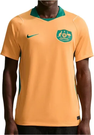 Nike Australia 2026 Stadium Home Dri-FIT Jersey Sport Gold Mystic Green Sail IB5256-704