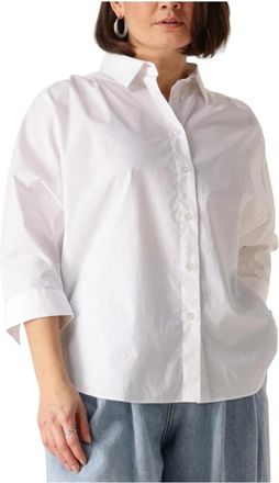 Ibana Emma Blouse - Dames - Overhemden - Wit - M - Overhemden