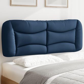 vidaXL Cabecero De Cama Acolchado Hvar Tela Azul 120 Cm Vidaxl