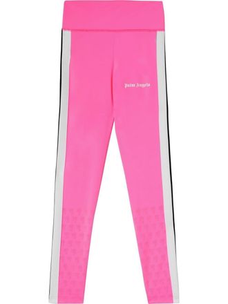 Palm Angels side-stripe leggings - women - Polyamide/Polyester/Elastane - S - Pink