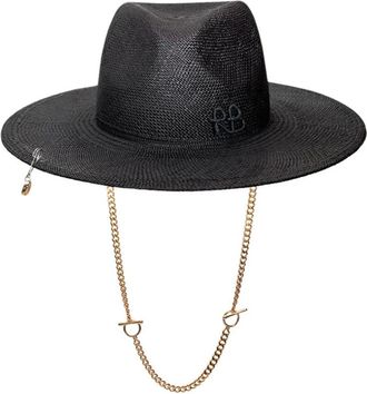 Ruslan Baginskiy Pierced Fedora Hoed - Dames - Accessoires - Zwart - Maat: XS