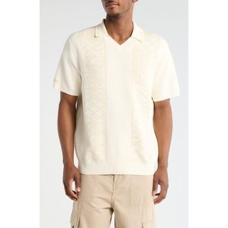 Malbon Golf Habana Polo in Cream at Nordstrom, Size Xx-Large