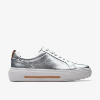 Clarks Hollyhock Walk Silver Leather