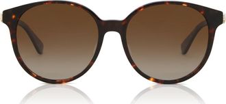 Kate Spade New York Eliza/F/S Asian Fit 086/LA Womens Sunglasses Tortoiseshell Size 55