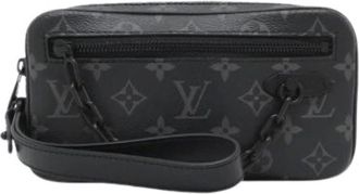Louis Vuitton Pre-owned Clutches, female, Black, Size: ONE SIZE Pre-owned Pochette