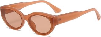 Generic Outdoor Men Vacation Sunglasses Sports Women Driving Decorative Sun Glasses(Brown)
