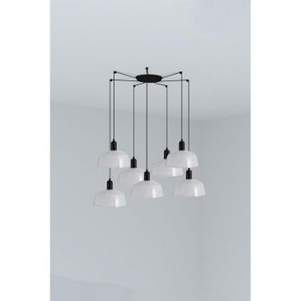 Faro Barcelona Tatawin M 7l Colgante Cristal Blanco