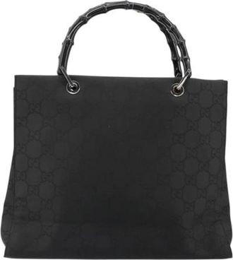 Gucci Pre-owned Vintage Leren Handtas - Dames - Vintage Handtas - Zwart - ONE Size - Leer - Vintage