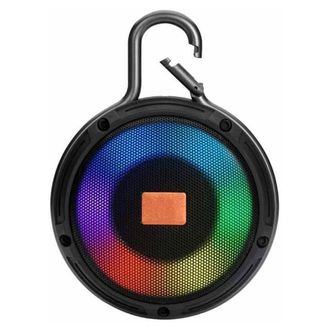 Trade Shop Trade Shop - Cassa Speacker Portatile Bluetooth Luce Led Multicolor Con Gancy For Appenderla