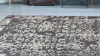 Kayoom Teppich »River 130« rechteckig 10 mm Höhe Jacquard, Retro- und Vintage-Design, Baumwollrücken