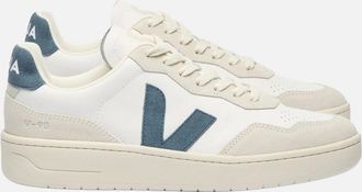 Veja Mens VEJA V-90 O.T. LEATHER TRAINER WHITE/CALIFORNIA - Size: 12