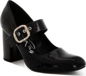 London Rag Primula Block Heel Mary Jane Pump in Black at Nordstrom Rack, Size 10
