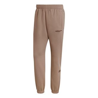 adidas Mens adidas originals Embroidered Logo Bundle Feet Sports Pants/Trousers/Joggers Brown HM2669