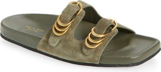 Rag & Bone Rue Slide Sandal in Olive Suede at Nordstrom, Size 5.5Us
