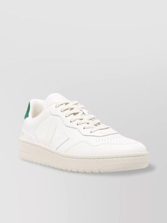 Veja leather panelled low-top sneakers