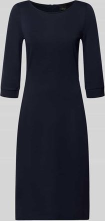 s.Oliver Black Label Tailliertes Freizeitkleid aus Viskose-Mix in Marine, Gr&ouml;&szlig;e 34