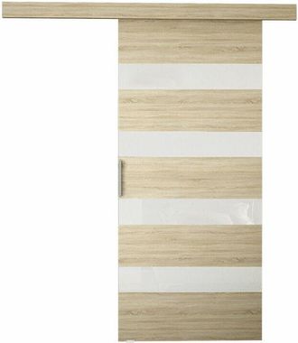 Mirjan24 Puerta Corredera Closico 179, Roble Sonoma + Blanco