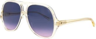 Chloé Dames, Accessoires, Grijs, Maat: 58 MM