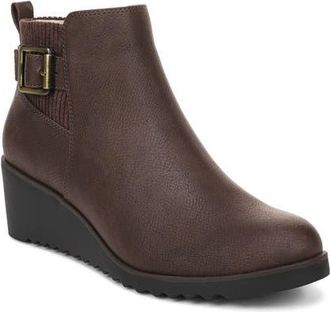 Life Stride Zayne Wedge Bootie in Dark Brown at Nordstrom, Size 6.5