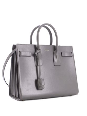 Saint Laurent Sac de Jour Bag Leather Small satchel - Grey