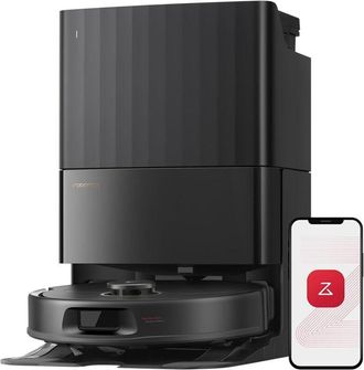 Roborock Qrevo S5v Robot Aspirador 12,000pa De Succi&oacute;n, Doble Cepillo Anti Enredos, Evitaci&oacute;n Inteligente De Obst&aacute;culos, Doble Mopa Giratoria Elevable, Auto Va