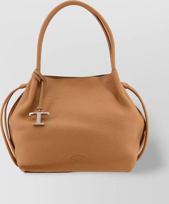 Tod's leather shoulder bag double handles