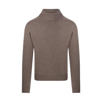 Cashmere Company Turtlenecks, male, Brown, M, 7035B Jumper