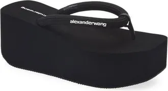 Alexander Wang Jenna Platform Flip Flop in Black at Nordstrom, Size 36