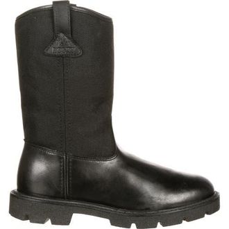Rocky Pullon Wellington Public Service Boot in Black at Nordstrom, Size 11.5