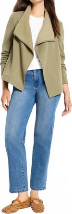Nic+Zoe Lounge Around Blazer In Olivewood