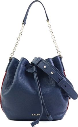 Bally Leather Handbag Shoulder Bag (Pre-Owned)