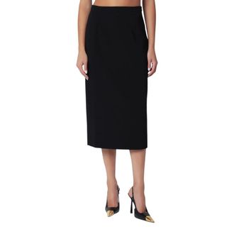 Alessandra Rich Rokken, Dames, Zwart, M, Midi Rok