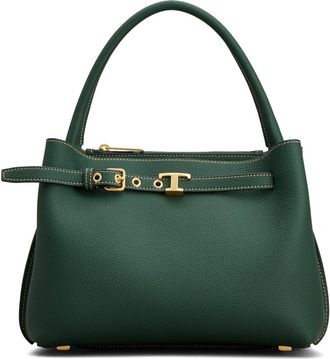 Tod's Mini T Timeless Leather Top Handle Bag in Sycamore at Nordstrom