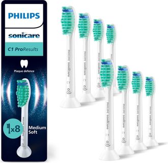 Philips Cabezales De Eliminaci&oacute;n De Placa Philips Sonicare C1, 8 Unidades, Hx6018/87