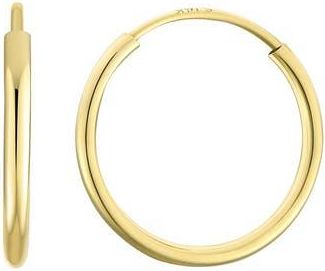 Candela Jewelry 10K Gold Endless Hoop Earrings at Nordstrom Rack