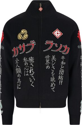 Casablanca Felpa Zip Logo