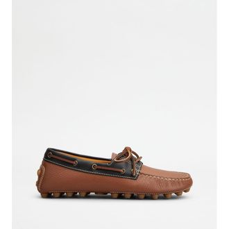 Tod's Boat Gommino Bubble Loafers in Leather