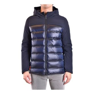 Roberto Ricci Design Blue Black Down Jacket