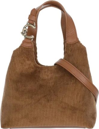 Coccinelle C-Easy Corduroy - Dames - Tassen - Bruin - Maat: ONE Size Corduroy