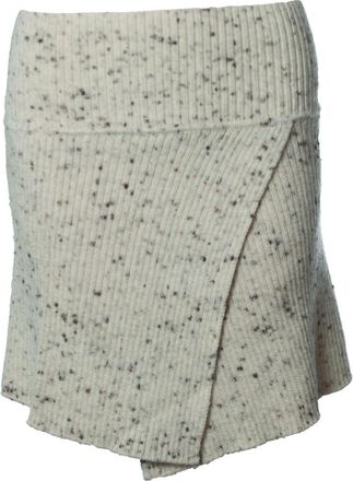 Isabel Marant Pre-owned Womens Etoile, knitted skirt in beige Wool - Size Medium