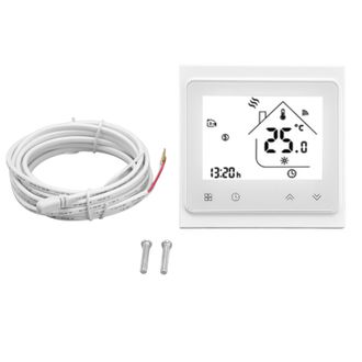 OEM Termostato Inteligente Wifi Con Control Por Voz Para El Hogar Inteligente - Blanco, Modelo Bht-002-gblw