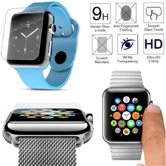 Trade Shop Trade Shop - L&aacute;mina De Cristal Transparente Para Reloj Smartwatch 38mm Y 42mm - -38 Mm