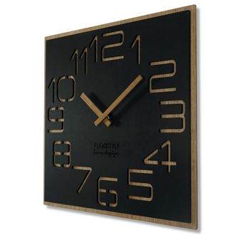 OEM Reloj De Pared De Madera Eko Digits 40 Cm