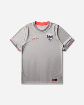 Nike England x Palace Academy Pro Shortsleeve Soccer Top Pewter Grey / Bright Crimson