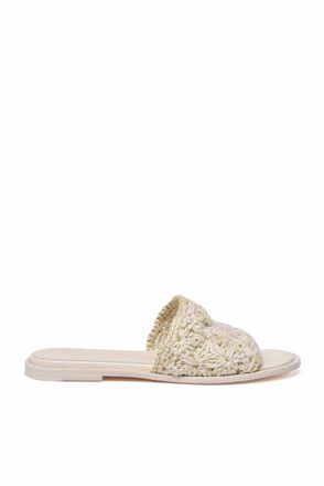 Fabiana Filippi Slide Sandal - White